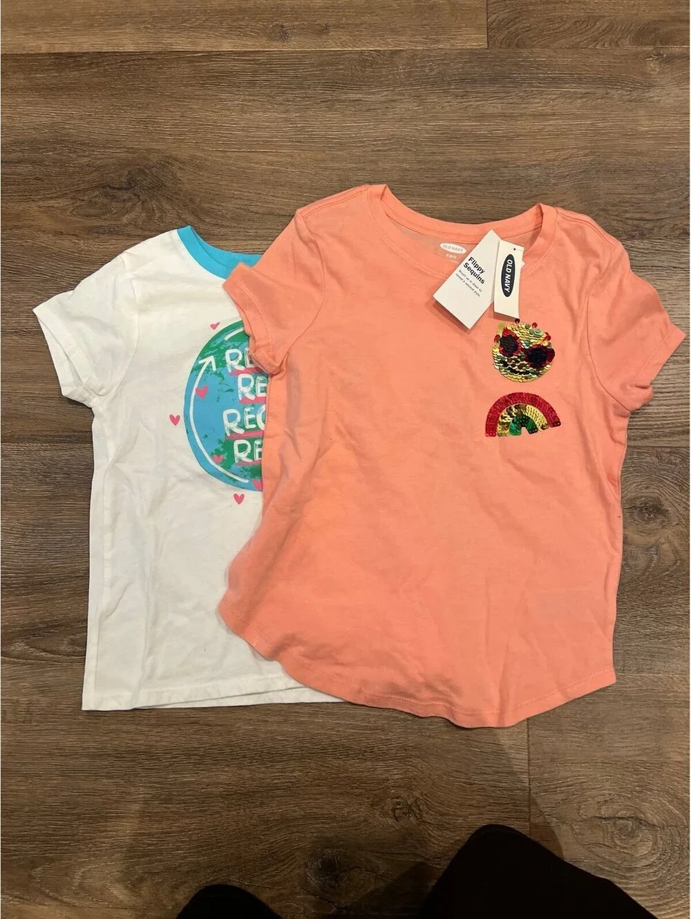 Pair of girls shirts